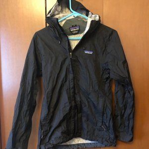 Black thin Patagonia Rain coat